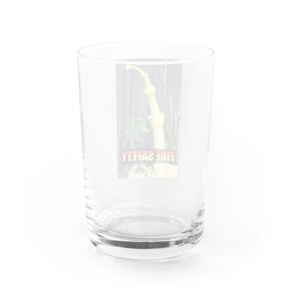 おぱんずのFIRE SAFETY Water Glass :back