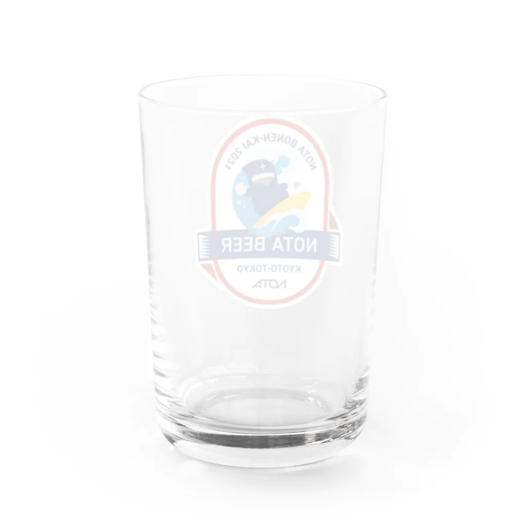 HelpfeelのおみせのGyazo忍者ビールグラス Water Glass :back