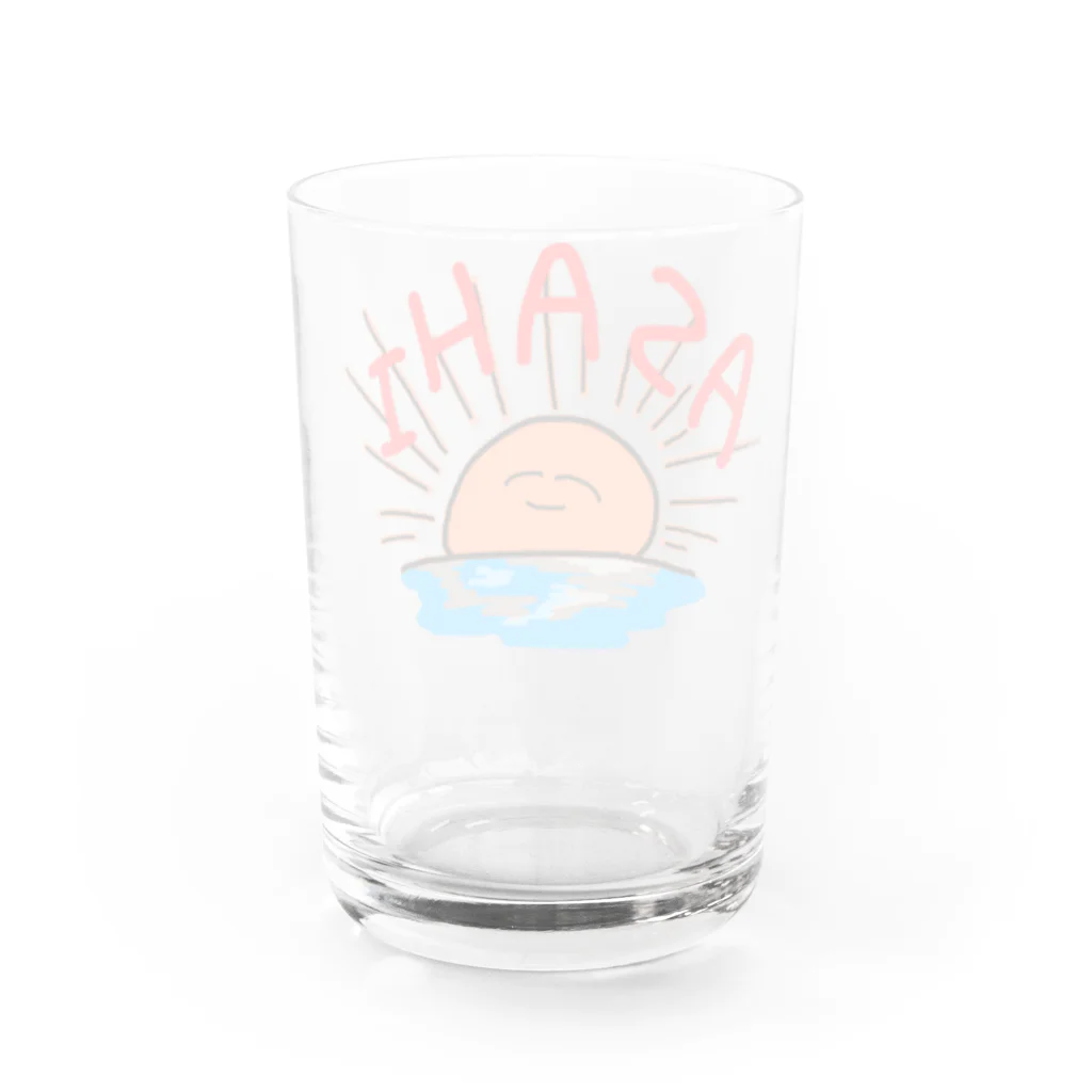 真鳥のゆる朝日 Water Glass :back