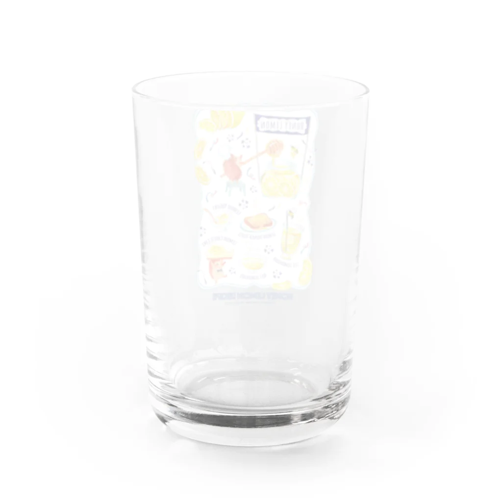 イラストレーター おおでゆかこのHONEY LEMON Water Glass :back