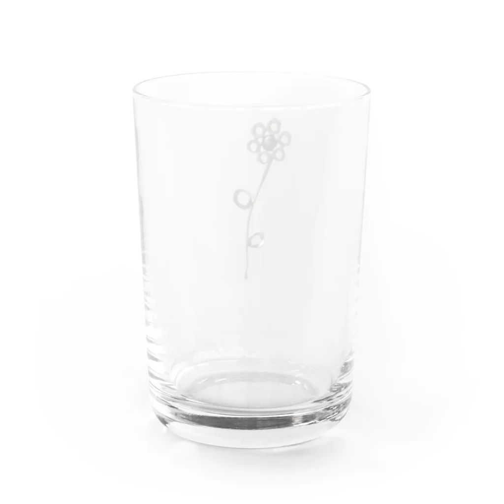 Rice Cube Dominoのmetallical botanical Water Glass :back