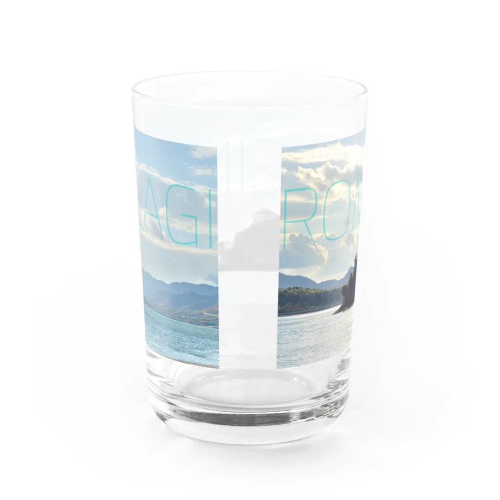 ナカムラサンのロマンシングサギ Water Glass :back