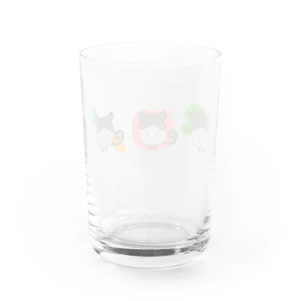 なちゅの小屋のデグーマウスのどんぐりくんアイテム Water Glass :back