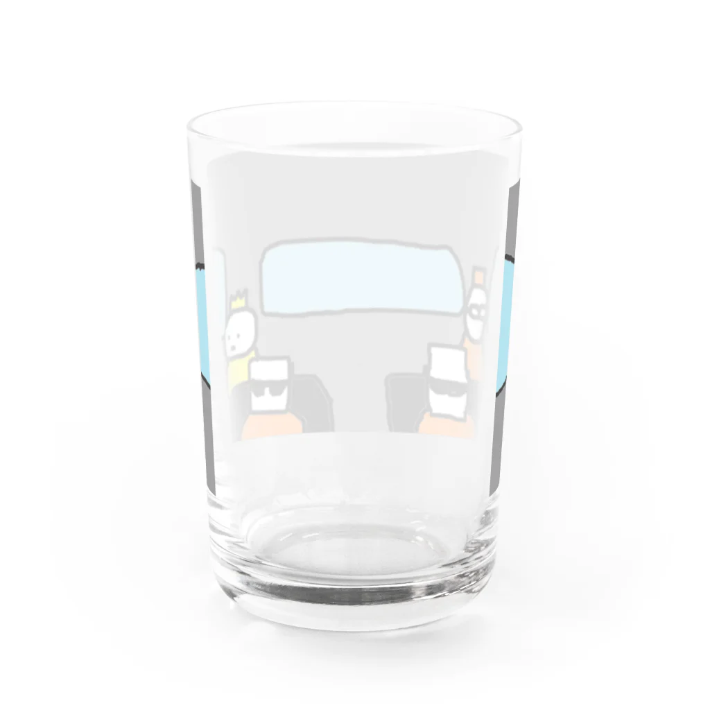 Ｐ国公式ギフトショップのTheピースト Water Glass :back