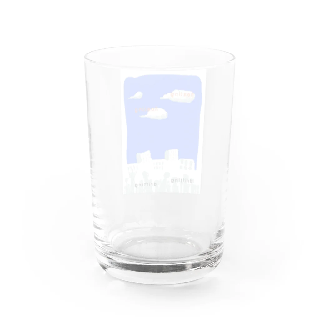 ゆうあーとのfloating & drifting Water Glass :back