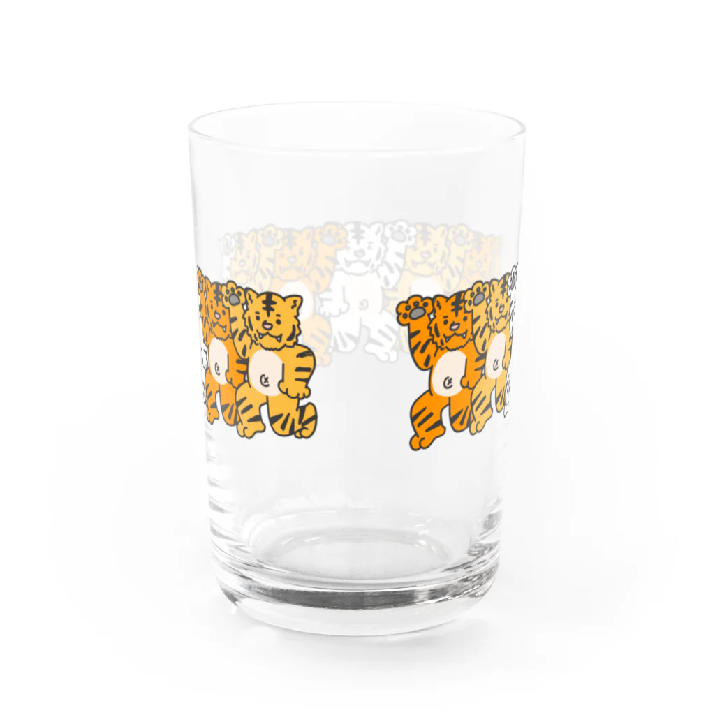 よもぎたけのこのトラトラ兄弟 Water Glass :back