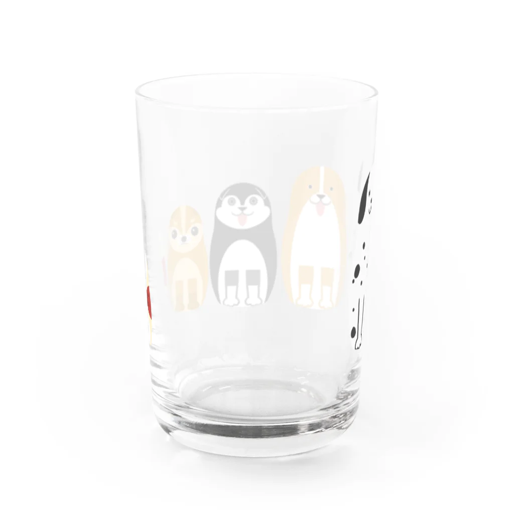 Mrs.Bean/ミセスビーンのマトリョーシカ 犬＆骨(おやつ) Water Glass :back