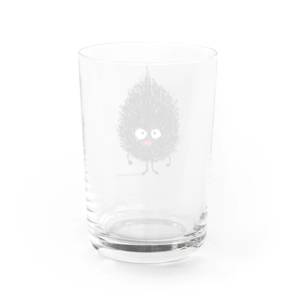 Katsuo_works （カツオワークス）のもえカスくん Water Glass :back