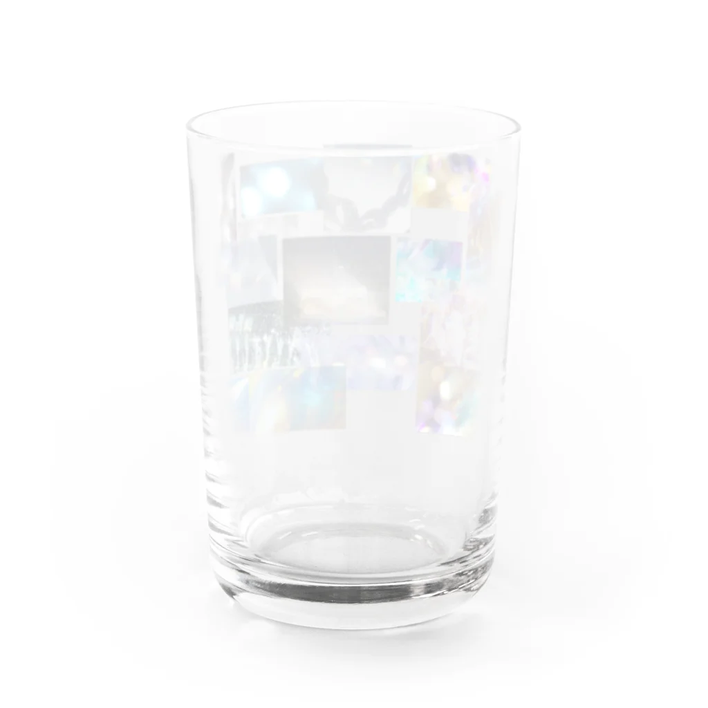 ざっか 夜光昼夢の#乱反射は鬱に効く Water Glass :back