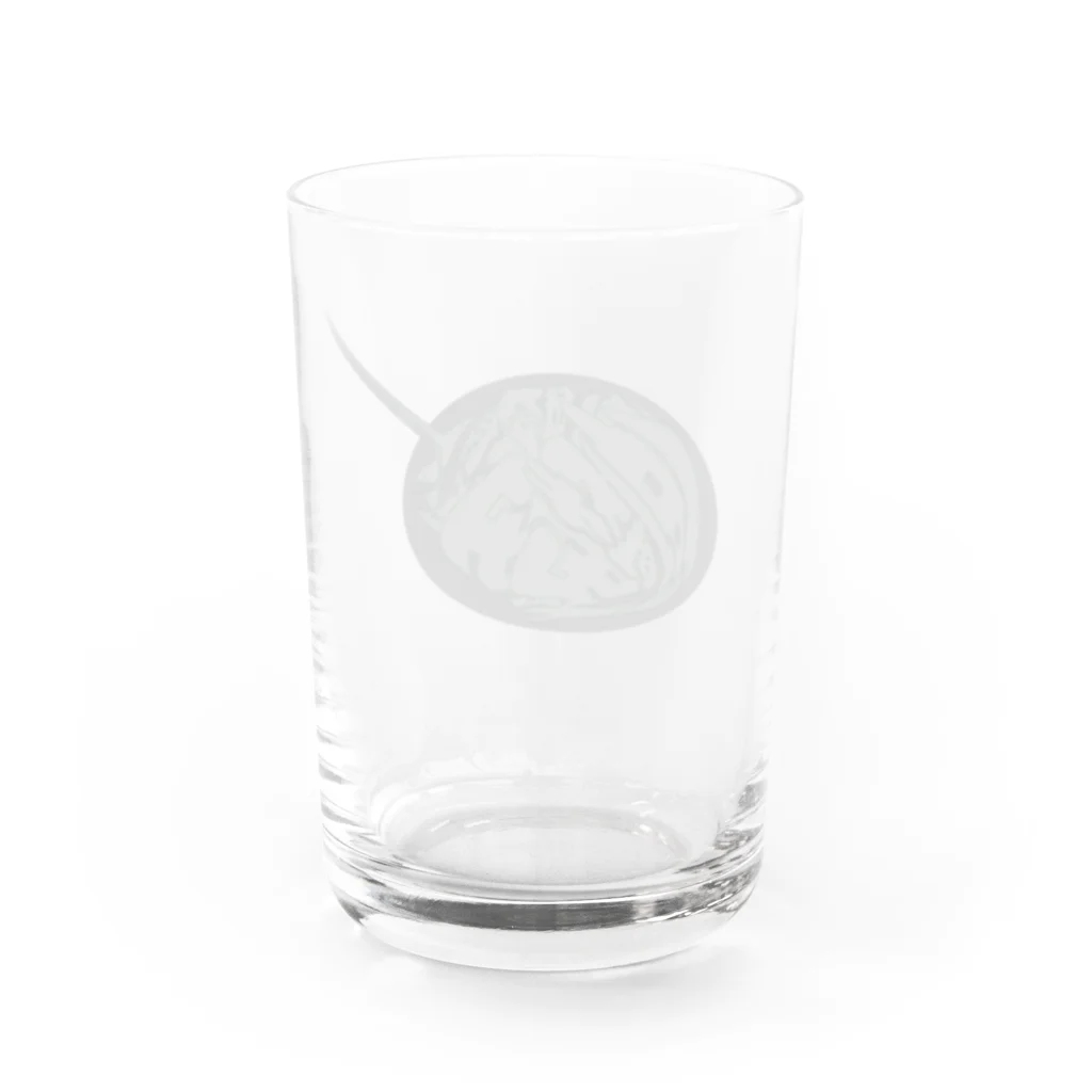 昼行灯のカブトガニ Water Glass :back