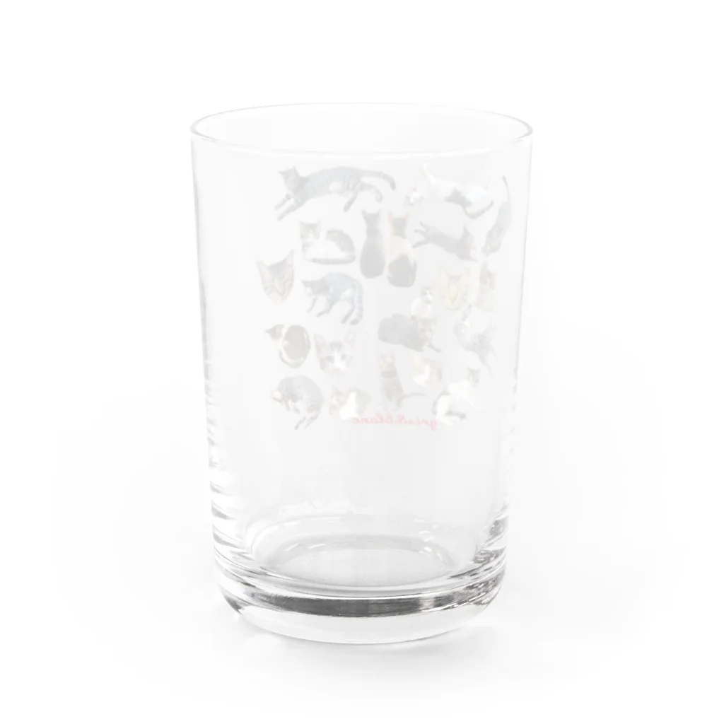 グリとブロンのグリとブロン　ロゴ入り Water Glass :back