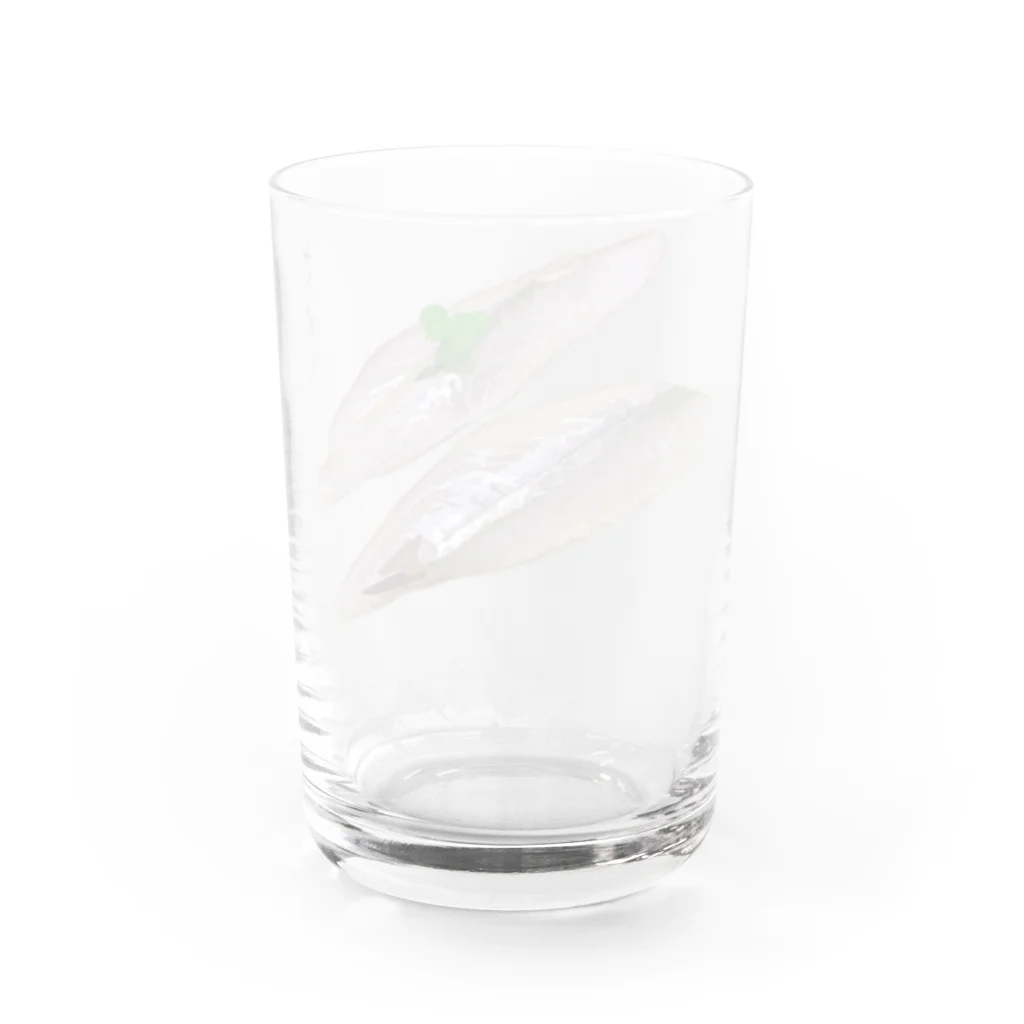 脂身通信Ｚのお刺身_さより Water Glass :back