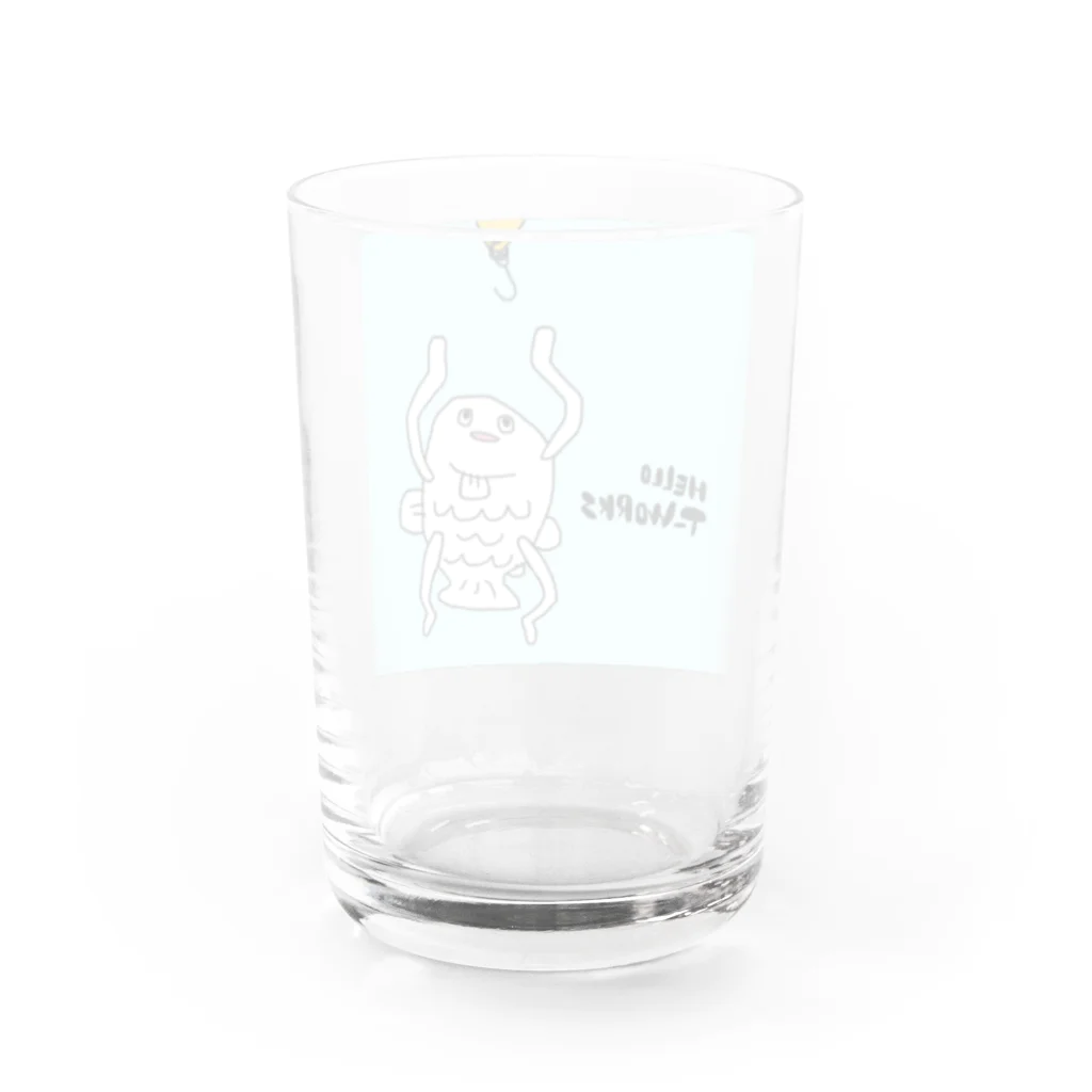 ハローティーワークスのあっ…ごはん Water Glass :back