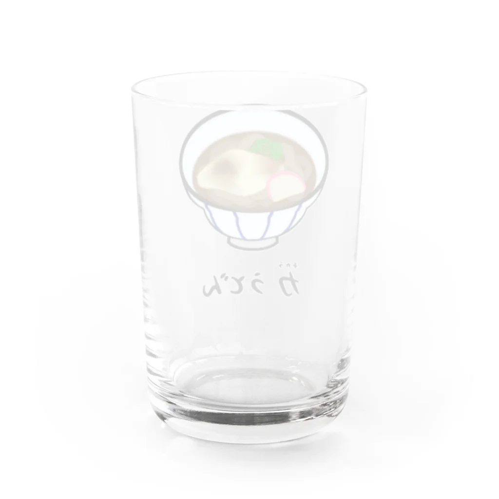 脂身通信Ｚの力(ちから)うどん♪2112 Water Glass :back