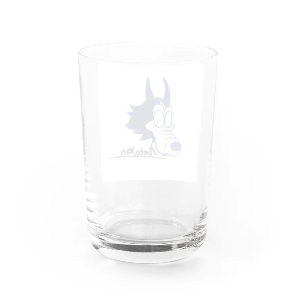 はとやしゅんの店のはとやしゅんハスキー2 Water Glass :back