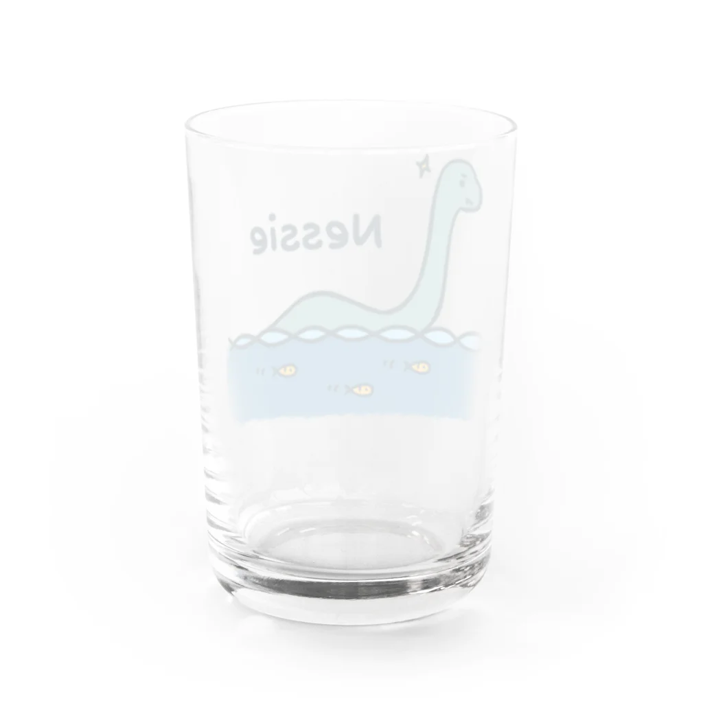 Andiamoのネッシー Water Glass :back