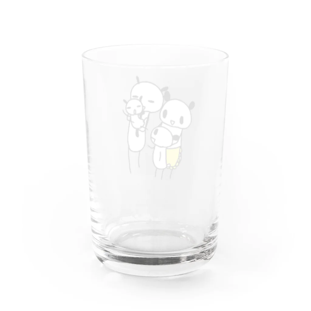 のほほん屋の家族 Water Glass :back