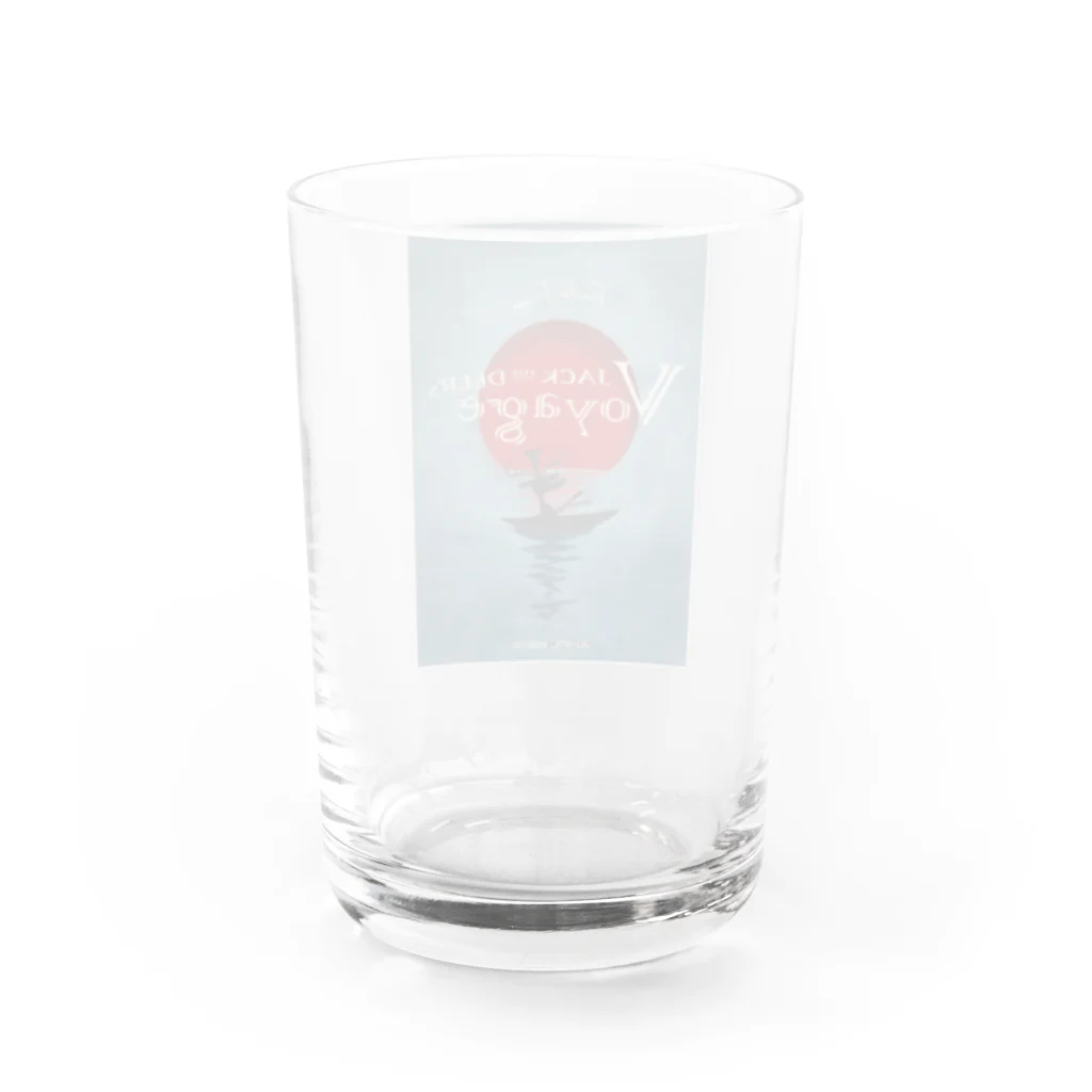 AMPLの架空の絵本「鹿のジャックの航海」グッズ Water Glass :back