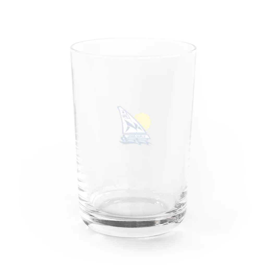 YMセーリングのYM応援グッズ Water Glass :back