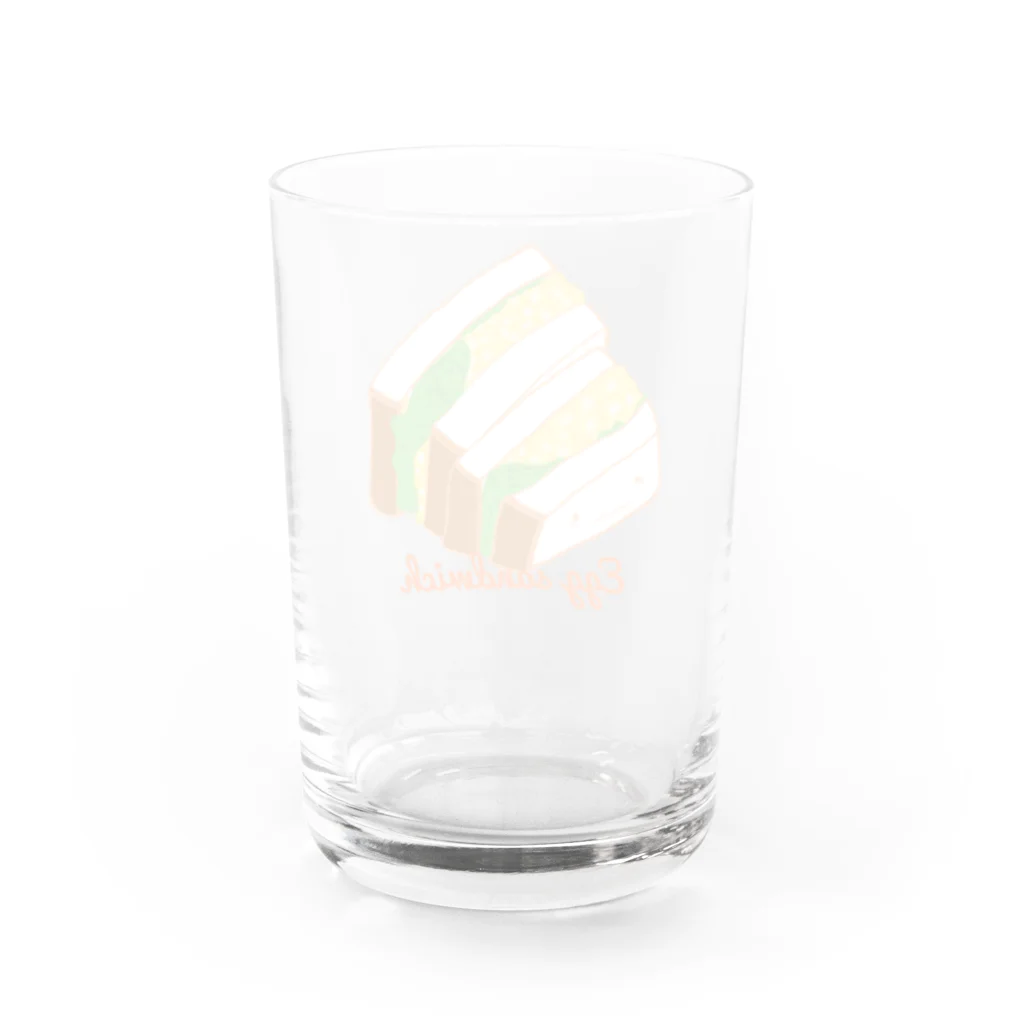 amemugi（あめむぎ）のたまごサンドちゃん Water Glass :back