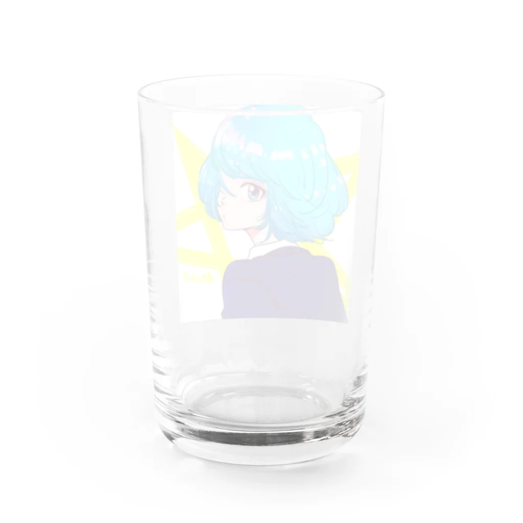 ミイコの鈴子ちゃん Water Glass :back