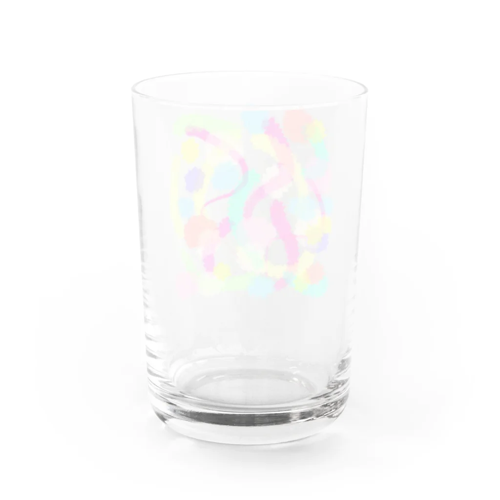 🌈あとりええんじぇる🌈のカラフルちゃん Water Glass :back