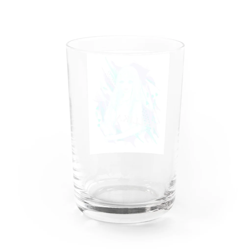 MALLIKA-ヴァイオリンと歌うSHOP-のMALLIKAオリジナルイラスト Water Glass :back