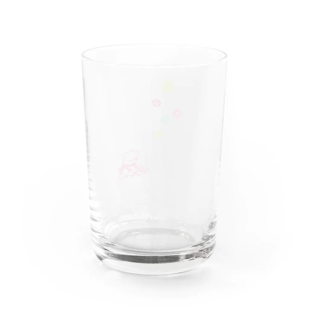 あべ美術のかえる便り - 春きたる - Water Glass :back