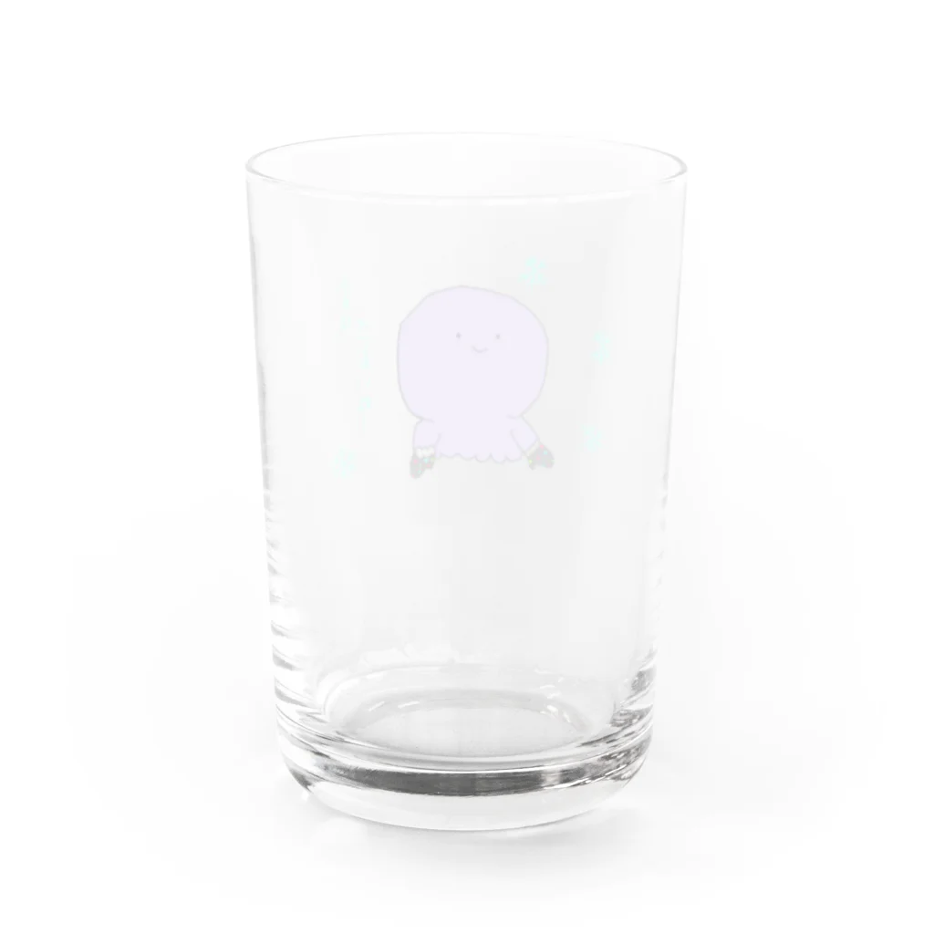 63matesのさむがりなタコ Water Glass :back