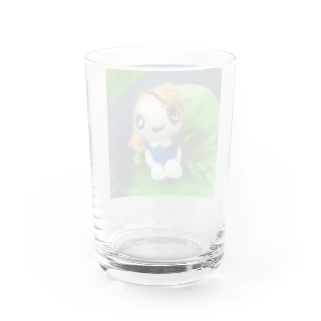 mari_kirajoのきらりちゃん Water Glass :back