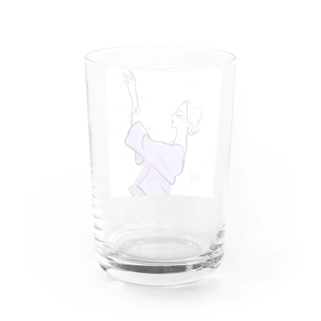 Jojo Yan | A Fashion Illustratorのバレリーナ Water Glass :back