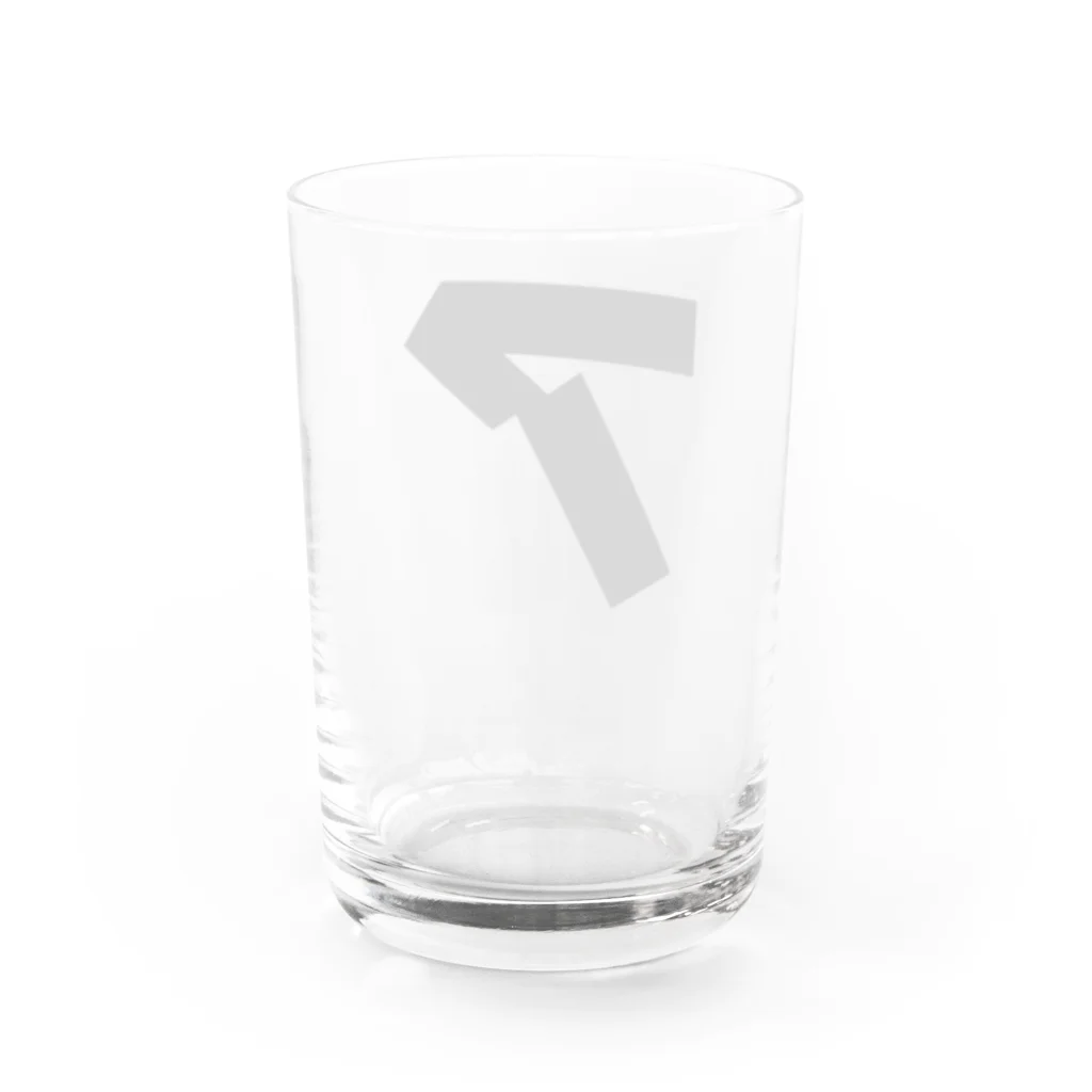 アトオシとデザインのアトオシ 青春バージョン Water Glass :back