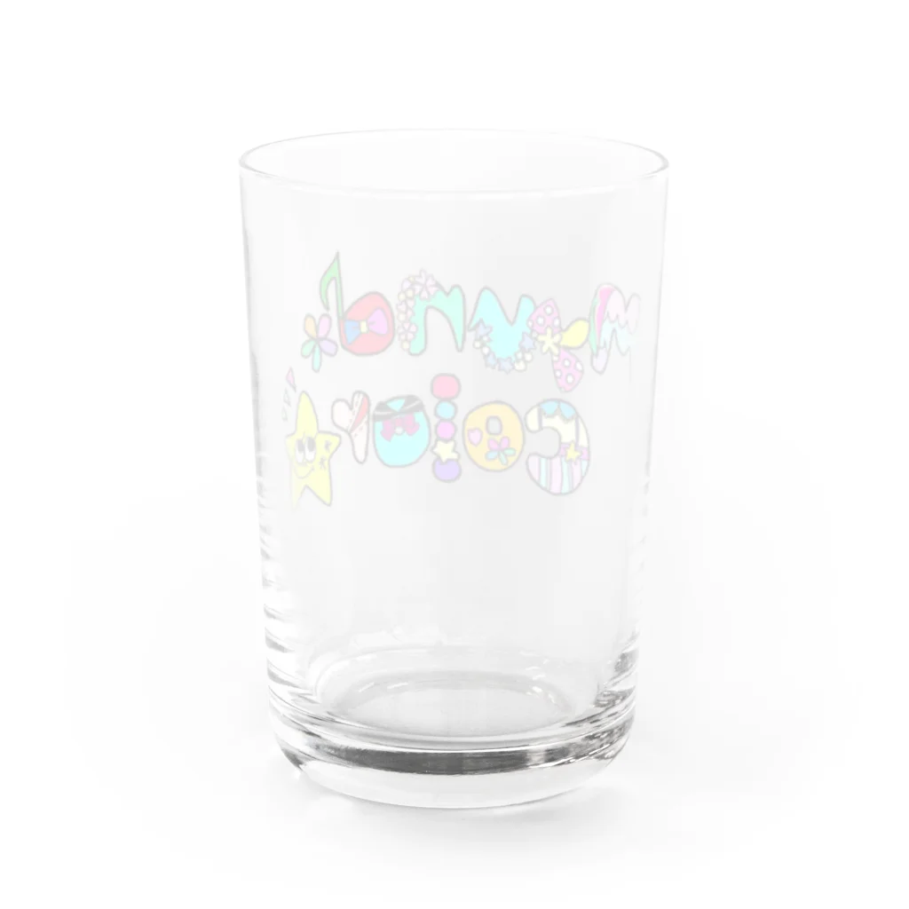 みゅん♪*shopのみゅんcolorグッズ Water Glass :back