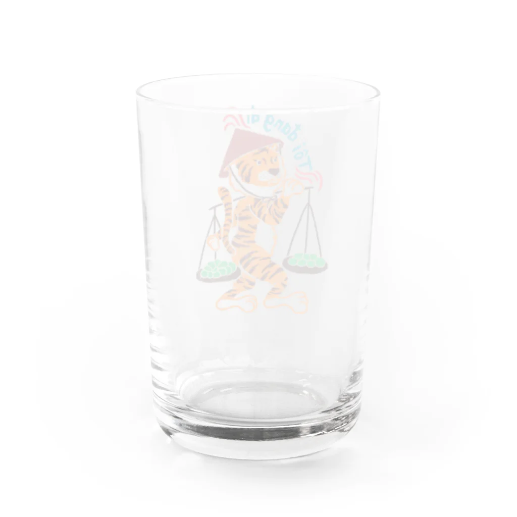 YUCANVASの天秤物売り Water Glass :back