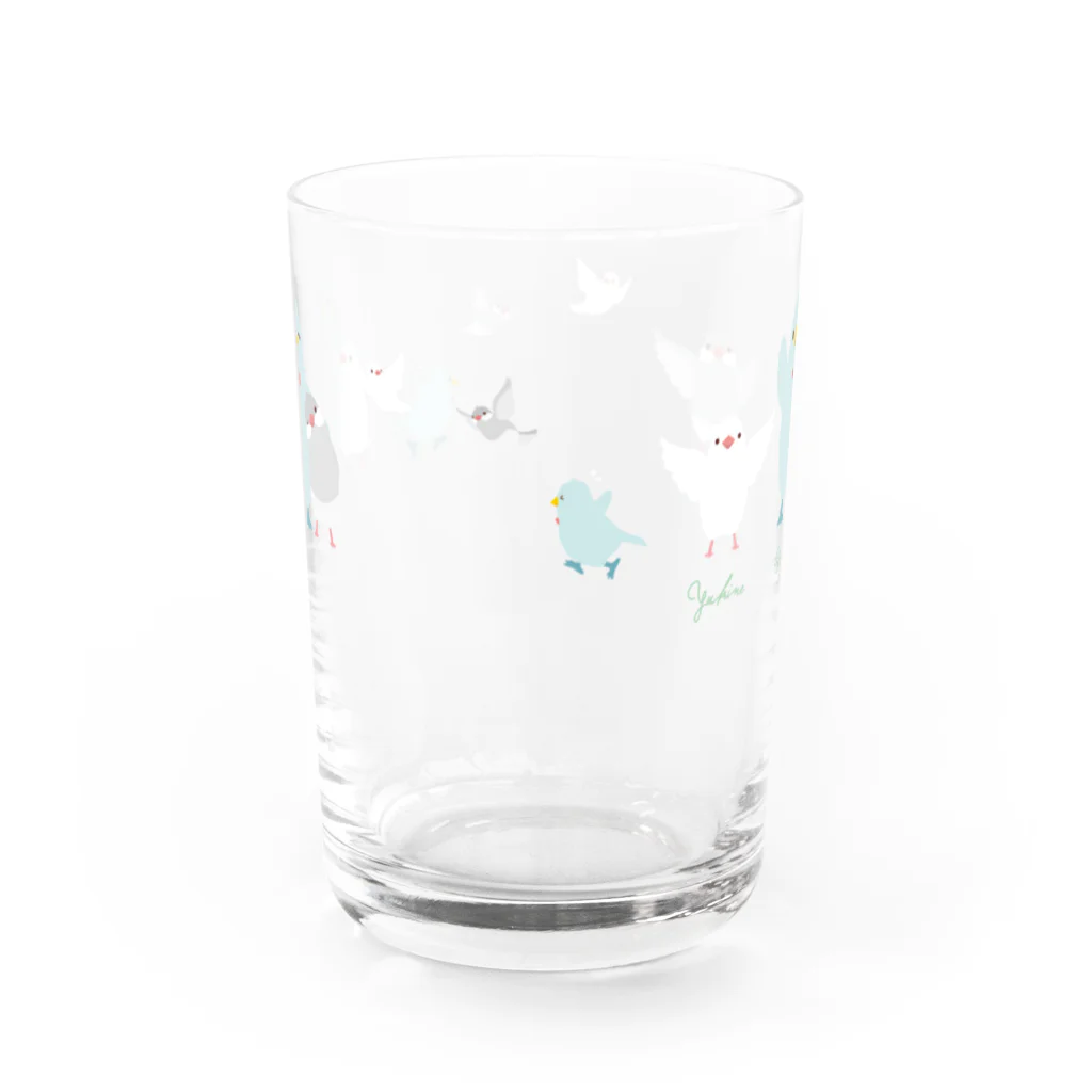 くりゅうのなかよくいっしょ Water Glass :back