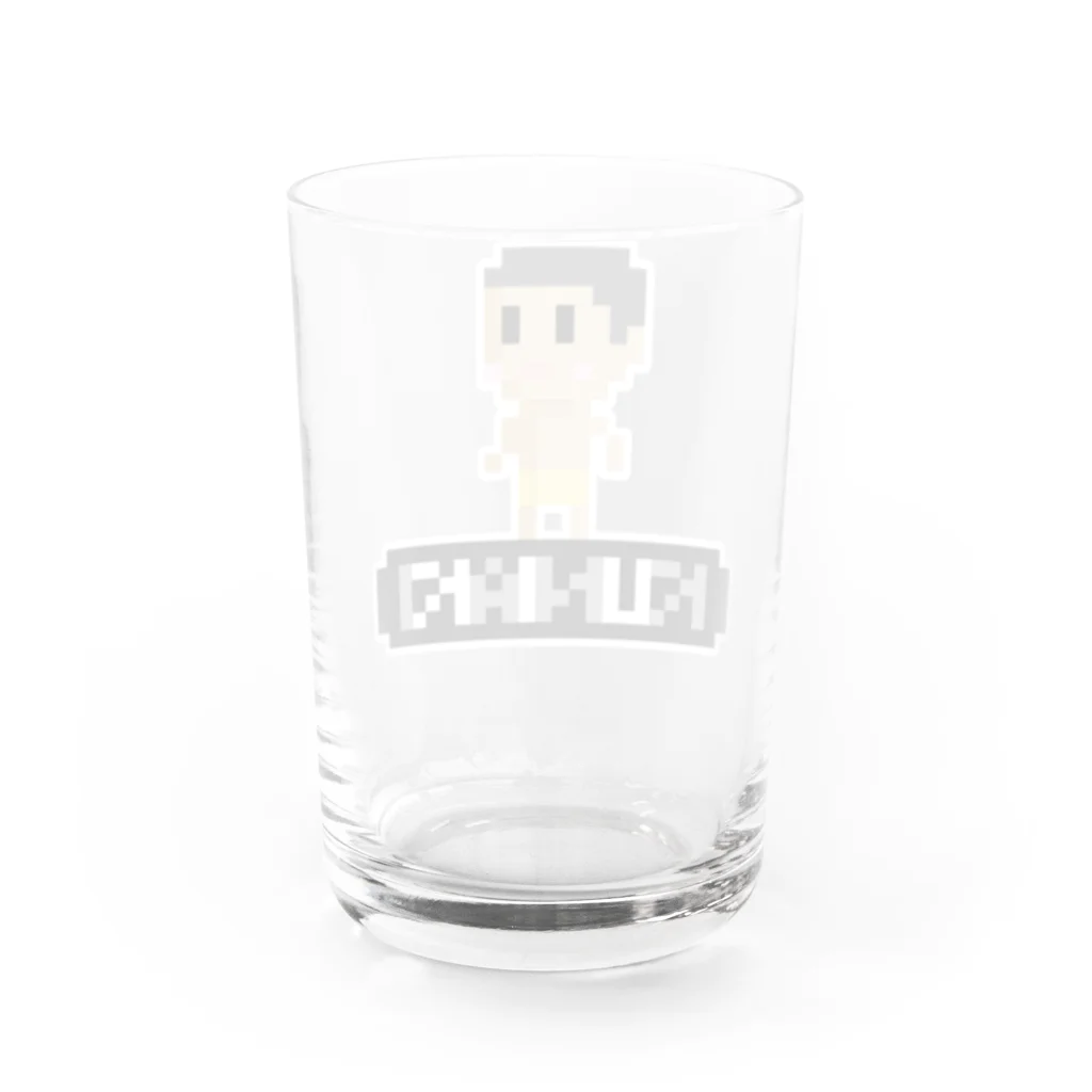 絵描きのunicoのどっとKUNIAKI Water Glass :back