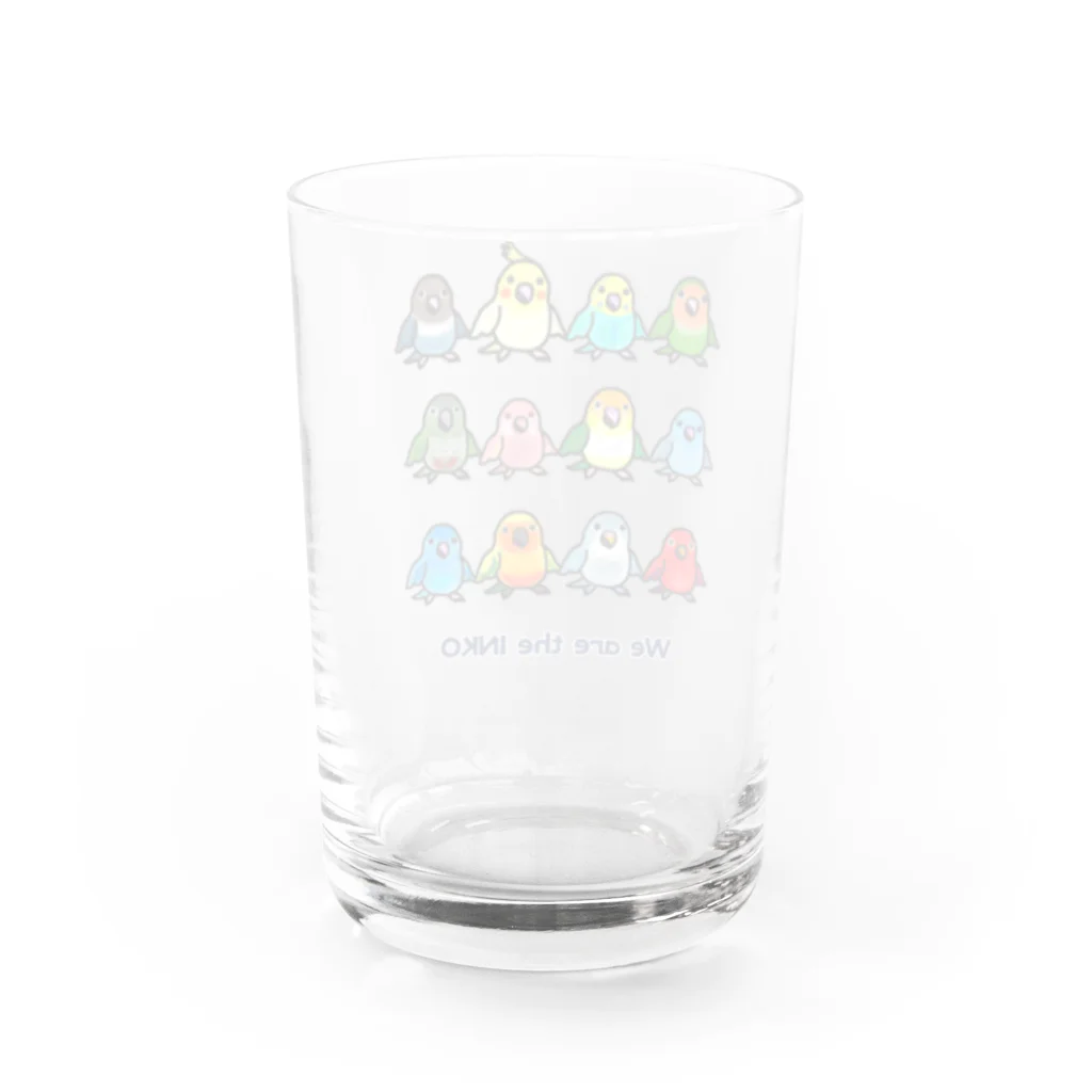 紅型キジムナー工房・コトリンチュのWe are the INKO 2 Water Glass :back