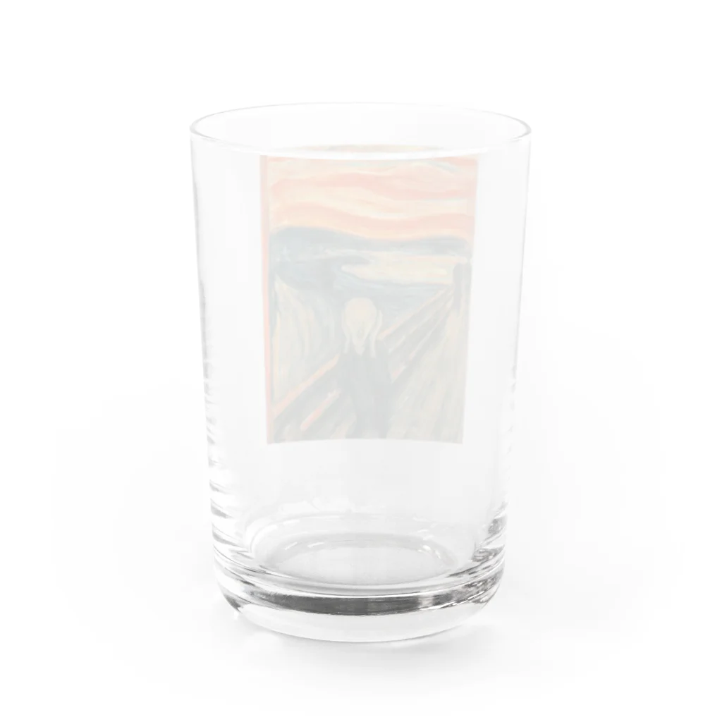 artgalleryのThe Scream Water Glass :back