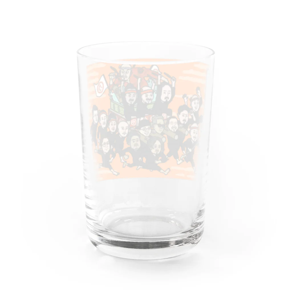 みんなで作る「かわ屋」のグッズのBEYさんの作品② Water Glass :back