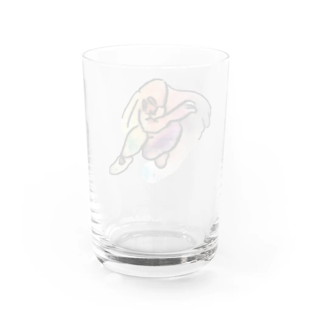 🍩tarojiro(たろじろ) shop🍩の上履き紳士 Water Glass :back