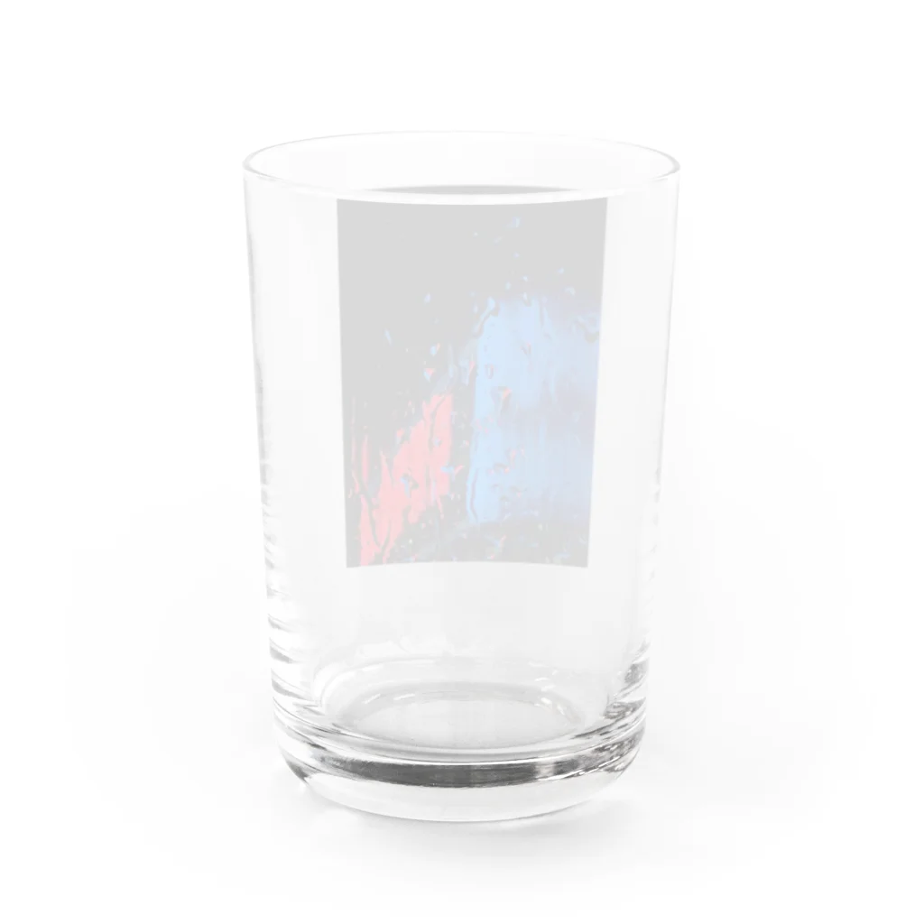 Ueda TakayasuのBlue & Red Water Glass :back