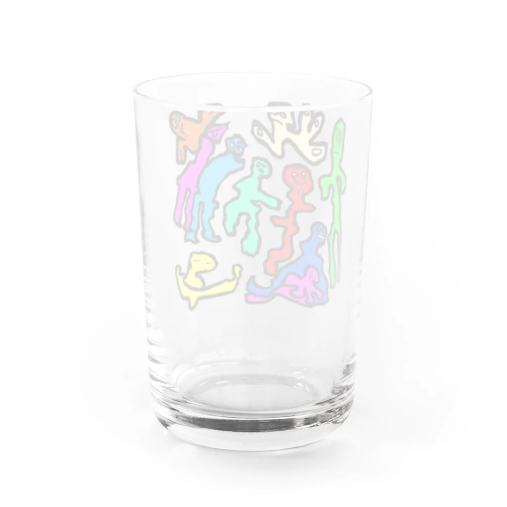 ユウユウオブジサンのハスダクリーチャー002 Water Glass :back