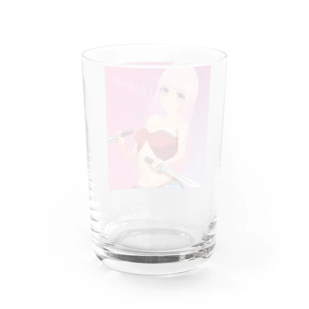 chicodeza by suzuriのアサシンちゃん Water Glass :back