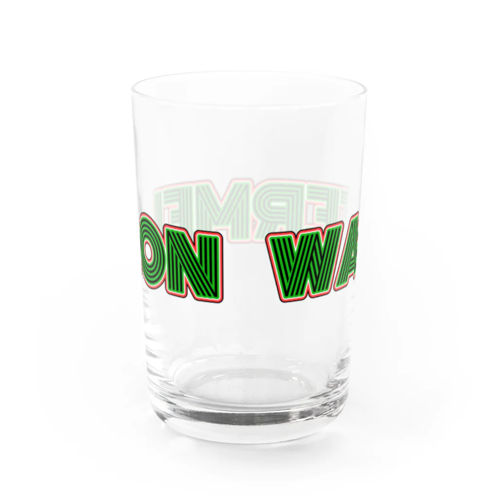 くまくま農園のWATERMELON Water Glass :back