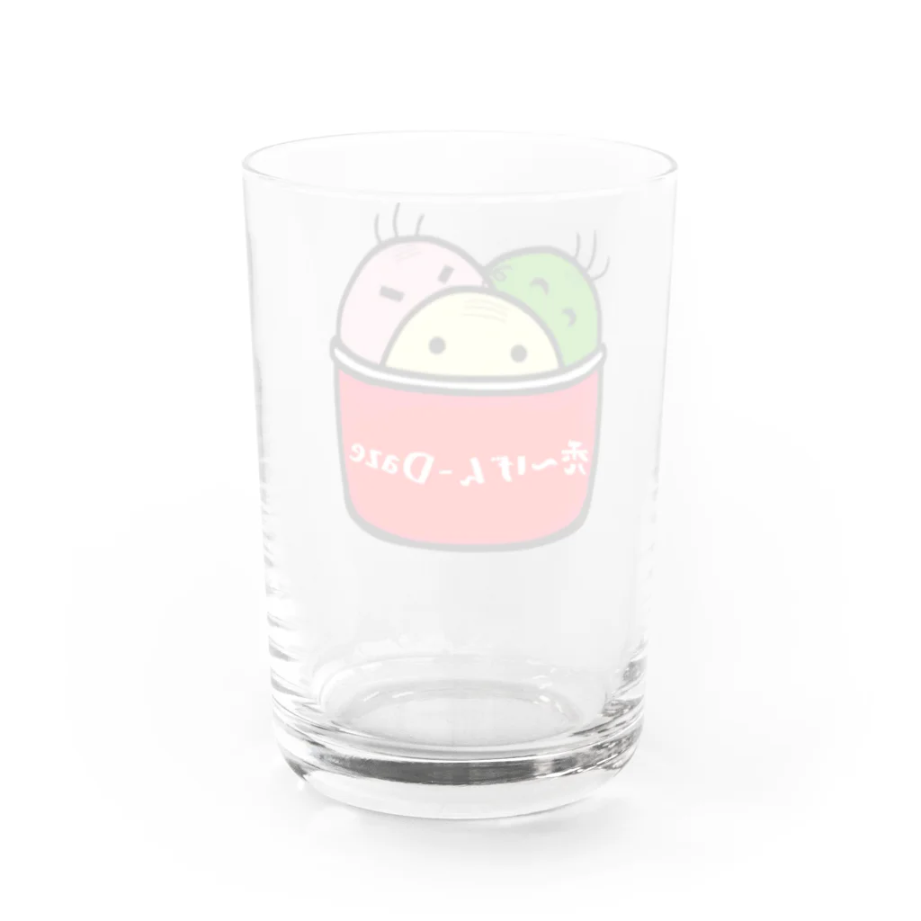 日々好日屋2号店の禿〜げんダッツ Water Glass :back