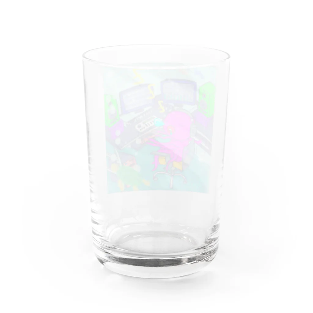 ポップヌードルのタコトリップ Water Glass :back