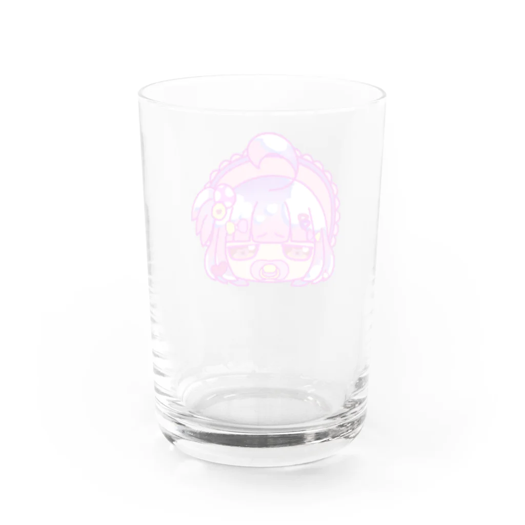 育皆 ばぶ🍼💕赤さんぶいちゅばのばぶばぶばぶち Water Glass :back