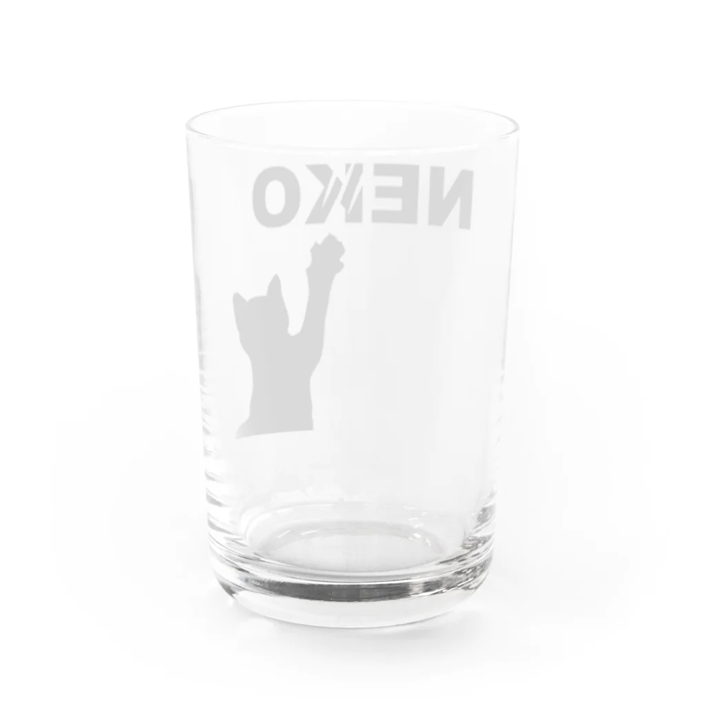 ブランケット大佐のNEKO（ひっかき） Water Glass :back