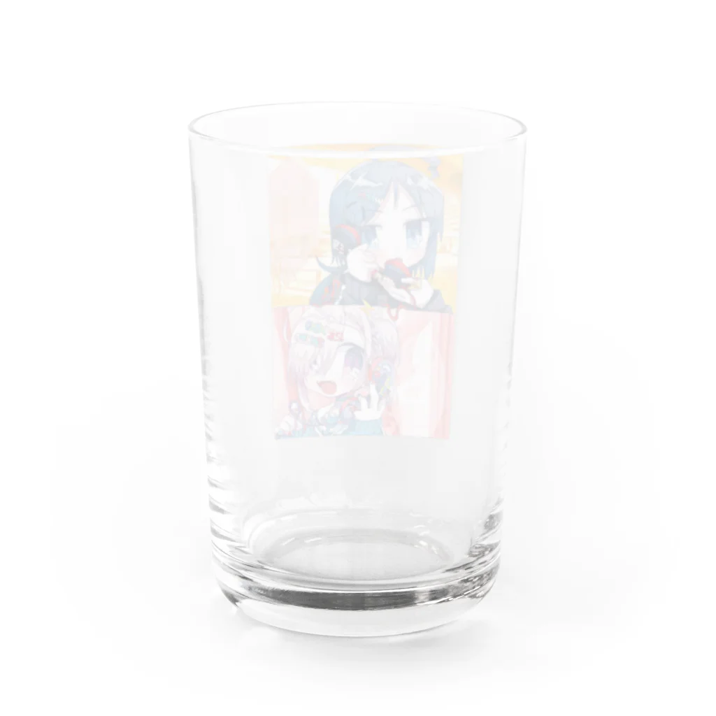 めくじろのもし₂ Water Glass :back