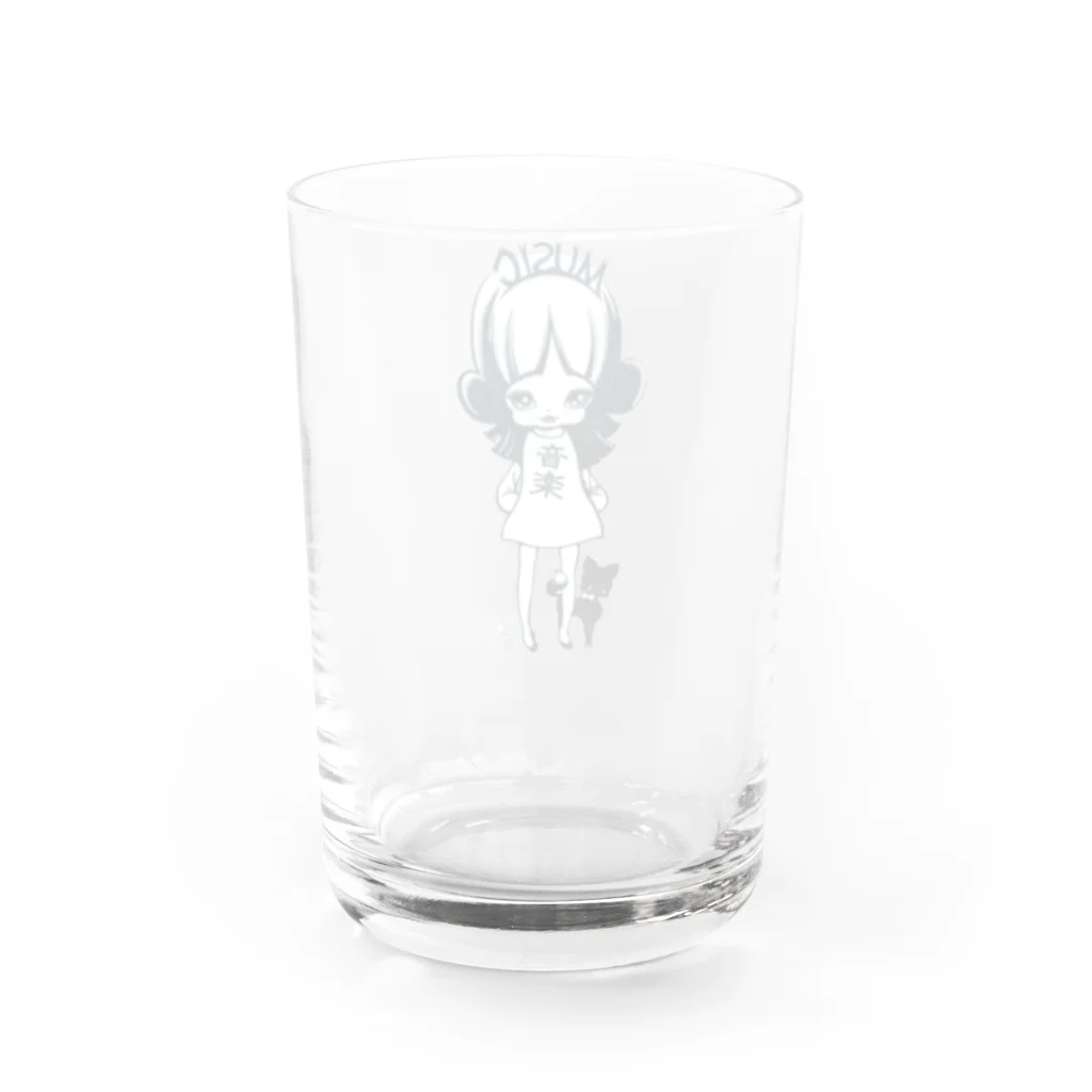 ShikaNiwa.Sandy.Jido.S.Alice.Ori.S.のmusic girl Water Glass :back